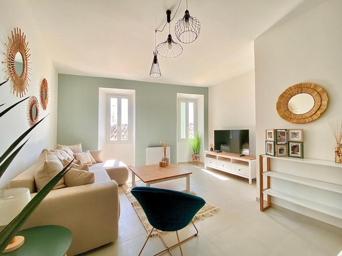 Montee Fleurie Apartment Menton Exterior foto