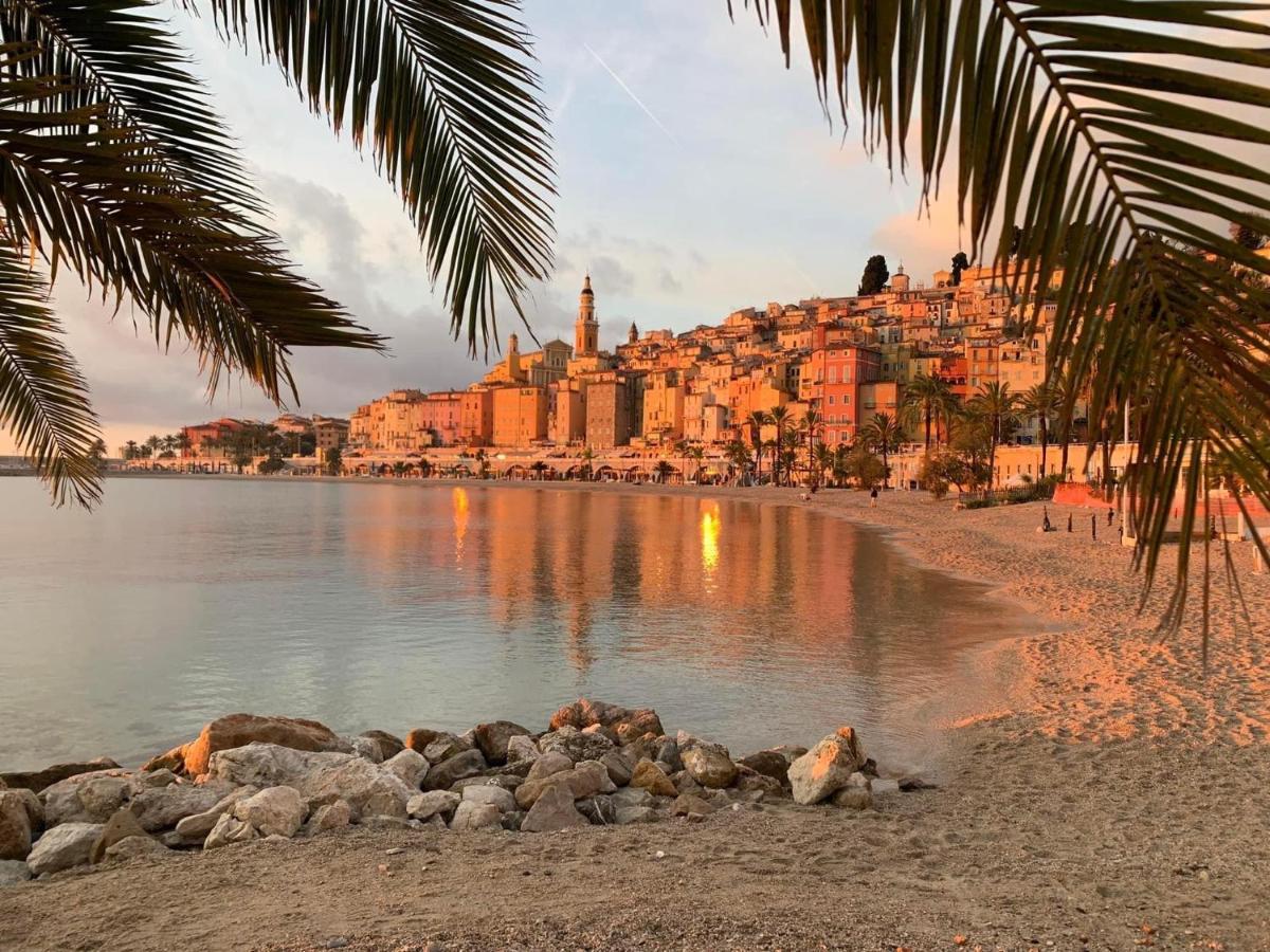Montee Fleurie Apartment Menton Exterior foto